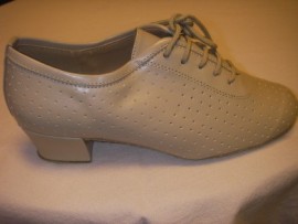 Ruth - Beige Leather - Practice Ballroom Dance Shoe